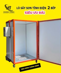 LÒ SẤY SƠN TĨNH ĐIỆN MINI 2 BẾP HỒNG NGOẠI