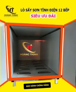 LÒ SẤY SƠN TĨNH ĐIỆN 12 BẾP HỒNG NGOẠI