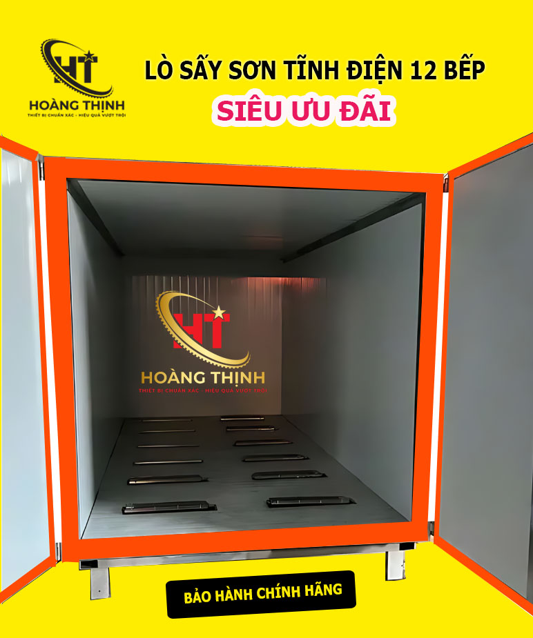 LÒ SẤY SƠN TĨNH ĐIỆN 12 BẾP HỒNG NGOẠI