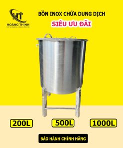 BỒN INOX CHỨA DUNG DỊCH