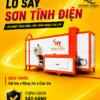 Lò sấy sơn tĩnh điện lên nhiệt bằng điện:bếp hồng ngoại cao cấp 6x2x2m