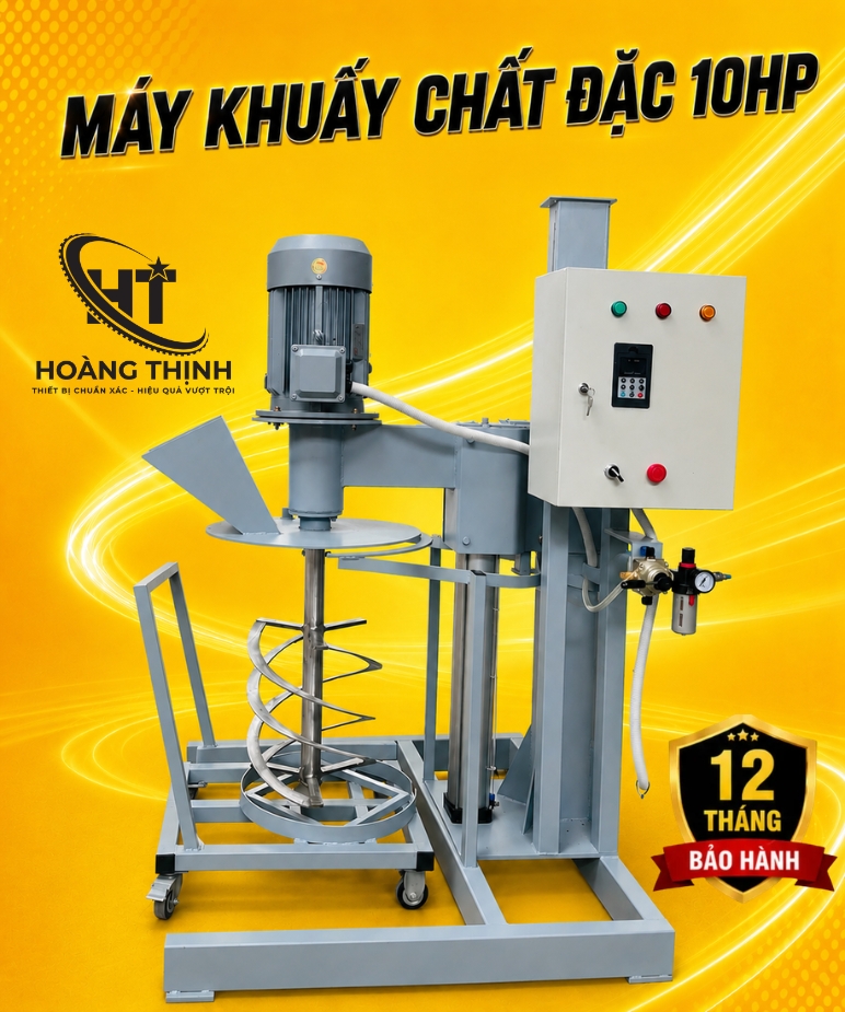 Máy khuấy 10HP chuyên dụng cho chất đặc