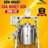 Bồn khuấy gia nhiệt kín 300 lít tại Hoàng Thịnh