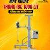 Máy khuấy thùng ibc 1000l nâng hạ điện 4hp tại Hoàng Thịnh