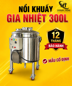 Nồi khuấy gia nhiệt 300l mẫu cố định tại Hoàng Thịnh