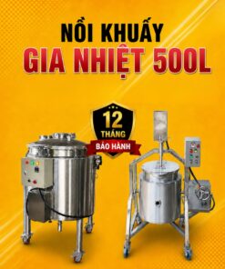 Nồi khuấy gia nhiệt 500l chất lượng, bảo hành 12 tháng tại Hoàng Thịnh