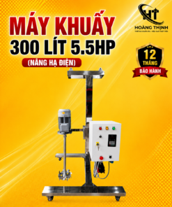 Máy khuấy 300 lít 5.5HP nâng hạ điện tại Hoàng Thịnh