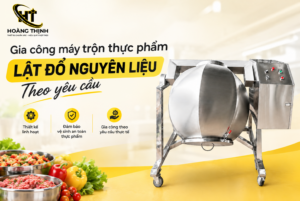 Gia công máy trộn thực phẩm lật đổ nguyên liệu theo yêu cầu