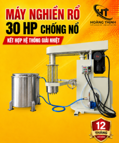 Máy nghiền rổ 30hp chống nổ kết hợp với hệ thống giải nhiệt