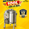 Nồi khuấy gia nhiệt 100L mẫu cố định tại Thiết bị Hoàng Thịnh