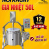 Nồi khuấy gia nhiệt 50L chế độ nghiêng đổ tại Thiết bị Hoàng Thịnh