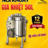 Nồi khuấy gia nhiệt 50L mẫu cố định tại Thiết bị Hoàng Thịnh