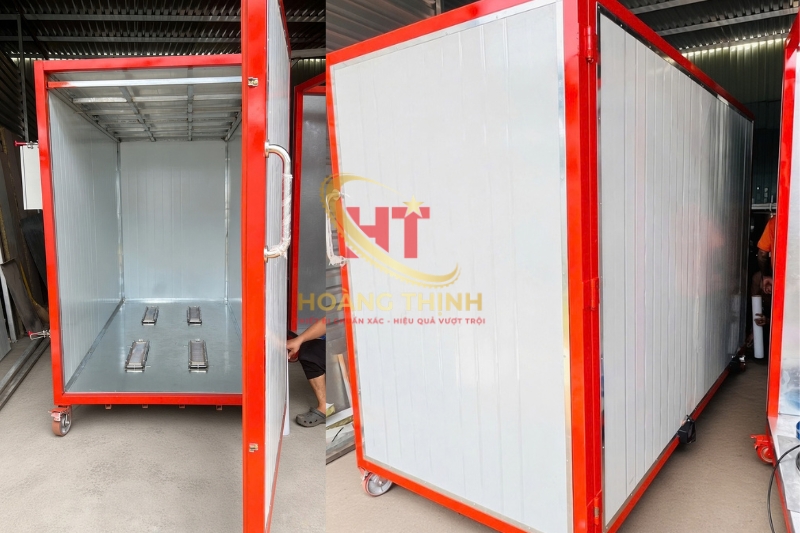 Đặc điểm nổi bật của lò sấy sơn tĩnh điện 3mx1m2x1m8