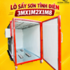 Lò sấy sơn tĩnh điện 3mx1m2x1m8 của Thiết bị công nghiệp Hoàng Thịnh