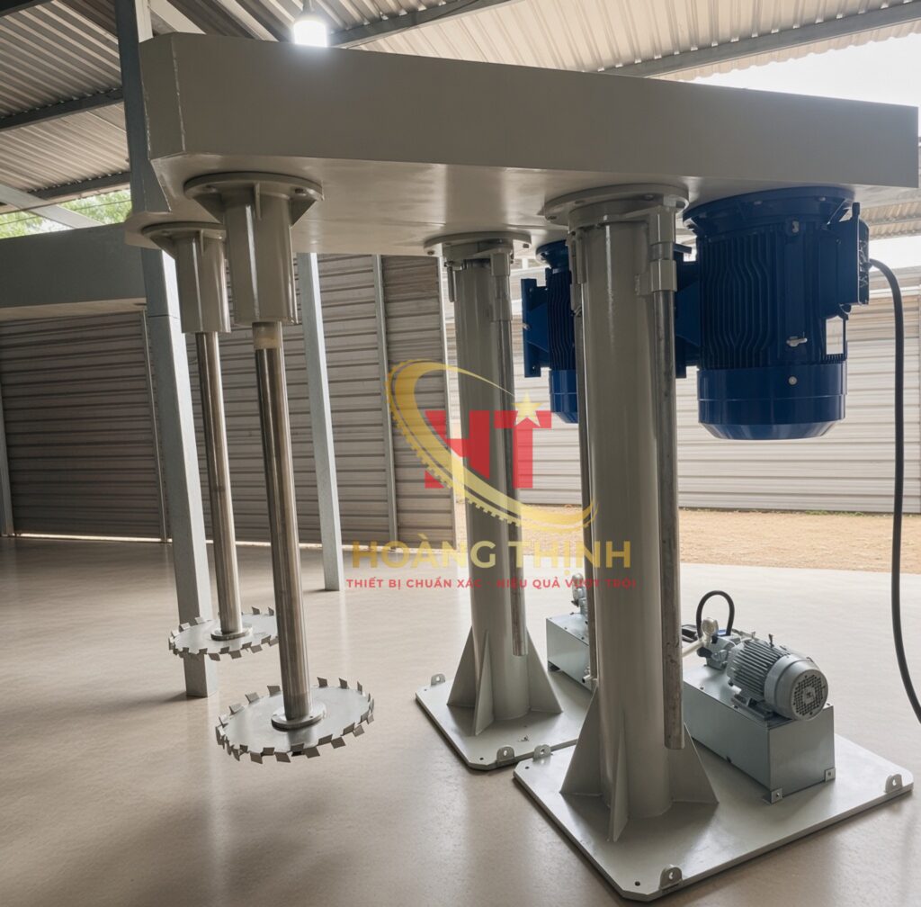 Máy khuấy tốc độ cao Motor 75Hp - 55kW với hệ thống nâng hạ thuỷ lực tiện lợi